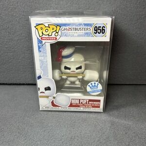 Funko Pop #956 Mini Puft Funko Shop Exclusive Ghostbusters Afterlife W Protector